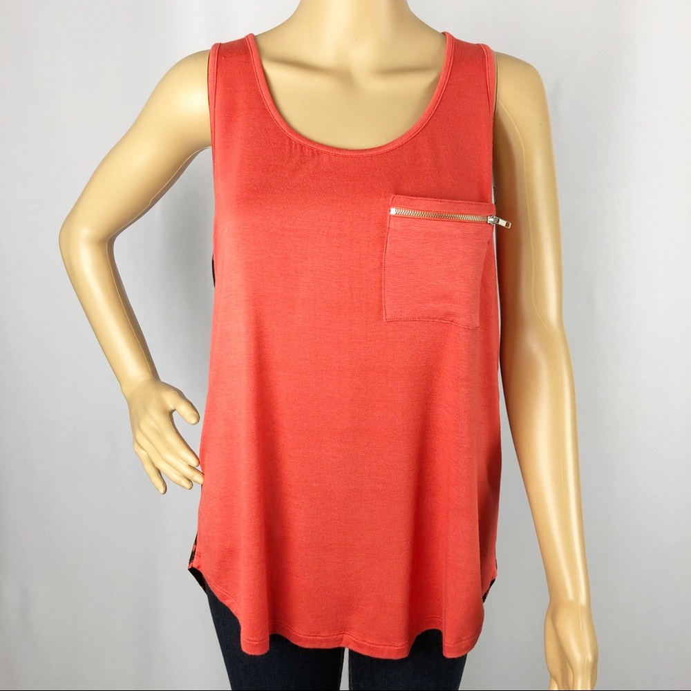 NWT Pleione Orange and Black Swing Tank XS